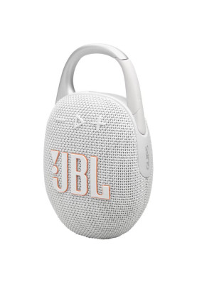 Портативна колонка JBL Clip 5 White (JBLCLIP5WHT)