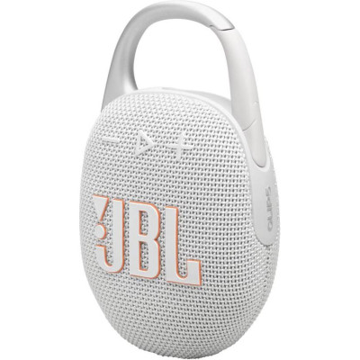 Портативна колонка JBL Clip 5 White (JBLCLIP5WHT)