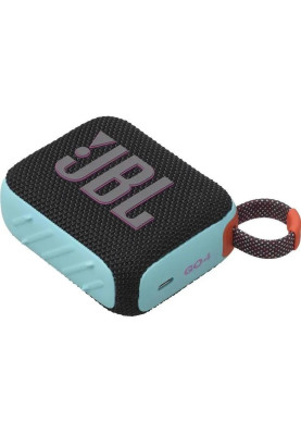 Портативна колонка JBL Go 4 Black Orange (JBLGO4BLKO)