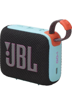 Портативна колонка JBL Go 4 Black Orange (JBLGO4BLKO)