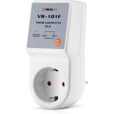 Реле напруги REAL-EL VR-101F white (EL122300009)