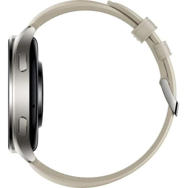 Смарт-годинник Xiaomi Watch 2 Titan Gray Case with White Leather Strap (BHR9306GL)