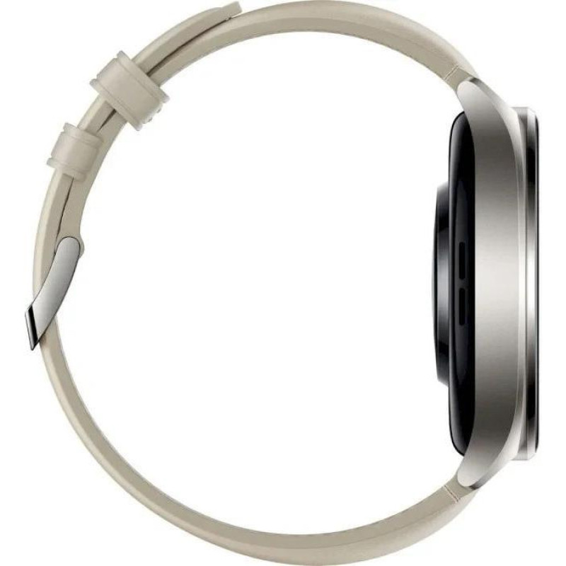 Смарт-годинник Xiaomi Watch 2 Titan Gray Case with White Leather Strap (BHR9306GL)