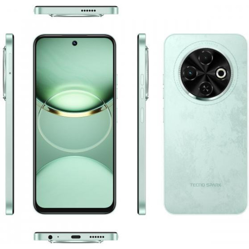 Смартфон Tecno Spark 30C KL5n 6/128GB Magic Skeen Green (4894947051814)