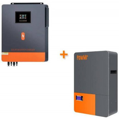 Зовнішня батарея для ДБЖ/інвертора PowMr Powerwall LiFePO4 51,2V 100Ah 5120Wh (POW-LIO48100-16S)