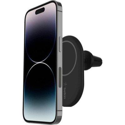 Автомобільний тримач для смартфону Belkin BOOST CHARGE Magnetic Wireless Car Charger 10W (WIC004btBK)