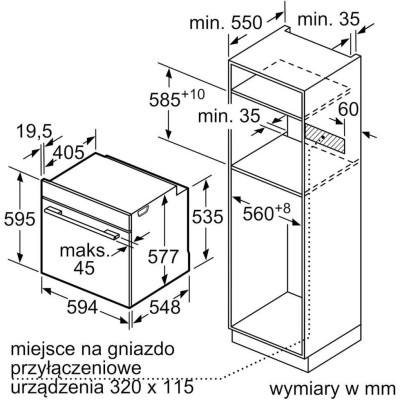 Духовка електрична Siemens HB734G1B1