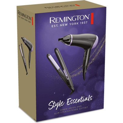 Фен+Стайлер (випрямляч) Remington Style Essentials Giftset D3016GP