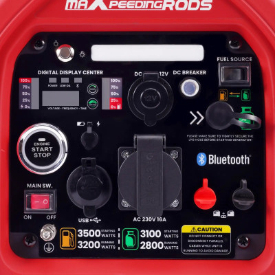 Інверторний комбінований генератор (газ-бензин) MaXpeedingRODS MXR4000 GT