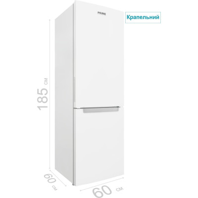 Холодильник із морозильною камерою Prime Technics RFS 1801 M