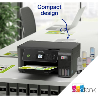 БФП Epson EcoTank L3280 Inkjet A4 WiFi Black (C11CJ66426)