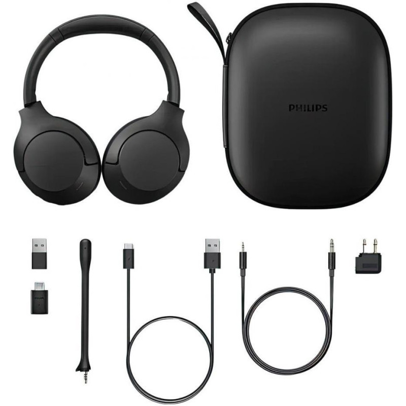 Навушники з мікрофоном Philips TAH8507 Black (TAH8507BK/00)