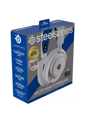 Навушники з мікрофоном SteelSeries Arctis Nova 7P White (61561)