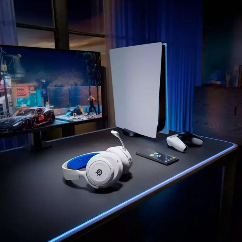 Навушники з мікрофоном SteelSeries Arctis Nova 7P White (61561)