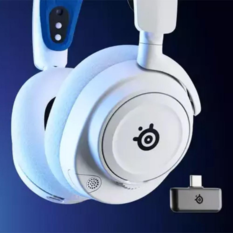 Навушники з мікрофоном SteelSeries Arctis Nova 7P White (61561)