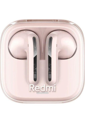 Навушники TWS Xiaomi Redmi Buds 6 Active Transparent Pink (BHR8395GL)