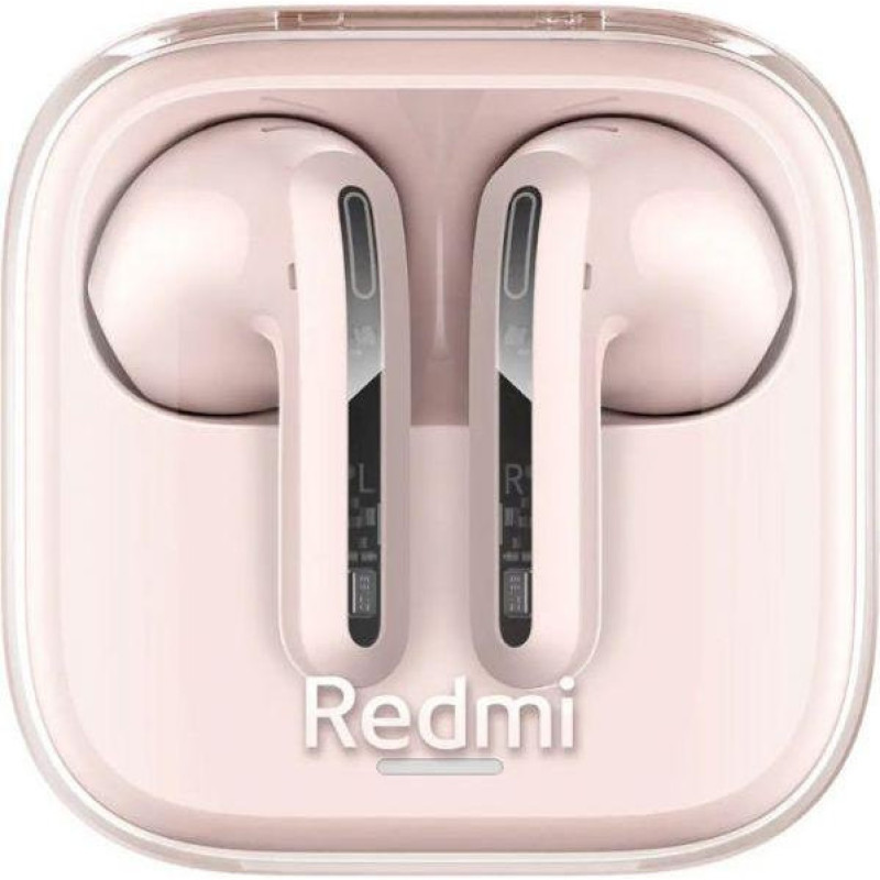 Навушники TWS Xiaomi Redmi Buds 6 Active Transparent Pink (BHR8395GL)