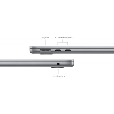 Ноутбук Apple MacBook Air 13,6" Late 2024 Space Gray (MC8M4)