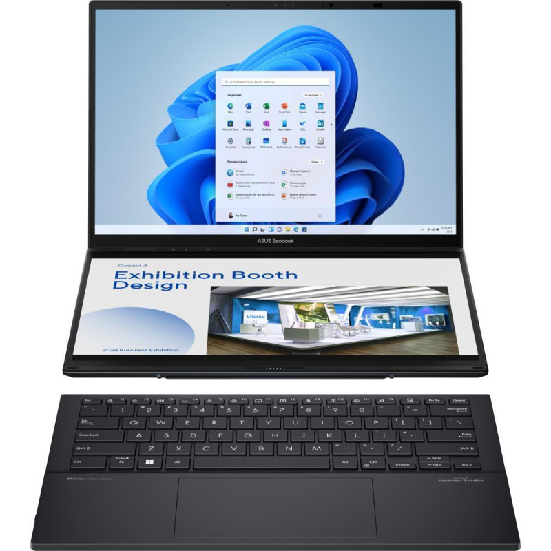 Ноутбук ASUS ZenBook Duo UX8406MA Inkwell Gray (UX8406MA-QL048W)