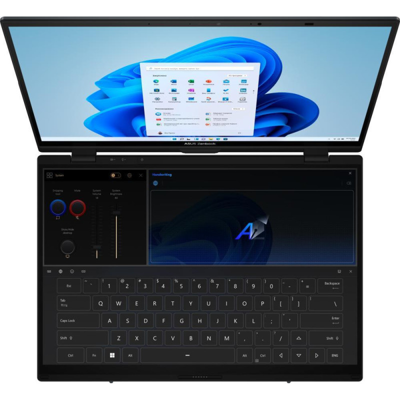 Ноутбук ASUS ZenBook Duo UX8406MA Inkwell Gray (UX8406MA-QL048W)
