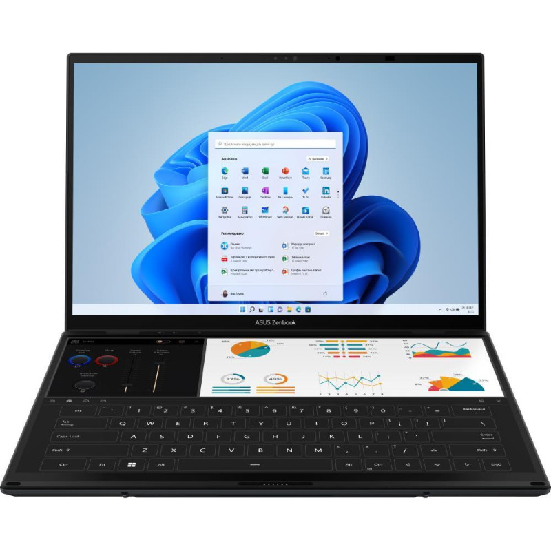 Ноутбук ASUS ZenBook Duo UX8406MA Inkwell Gray (UX8406MA-QL048W)