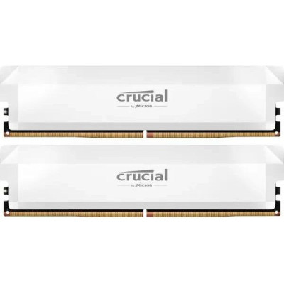 Пам'ять для настільних комп'ютерів Crucial 32 GB (2x16GB) DDR5 6000 MHz Pro Overclocking White (CP2K16G60C36U5W)