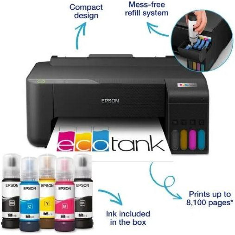 Принтер Epson EcoTank L1230 Black (C11CJ70402)