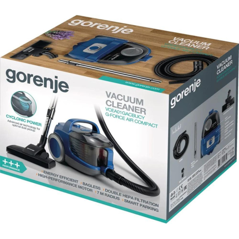 Пилосос безмішковий Gorenje VCEA01GACBUCY