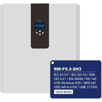 Система зберігання енергії Deye All-in-one ESS 3.6kW with Battery 5.3kWh (RW-F5.3-2H3)
