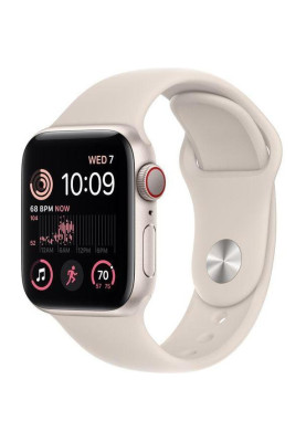 Смарт-годинник Apple Watch SE 2 GPS + Cellular 40mm Starlight Alu. Case w. Starlight Sport Band - S/M (MNTK3/MRFY3/MRFW3)