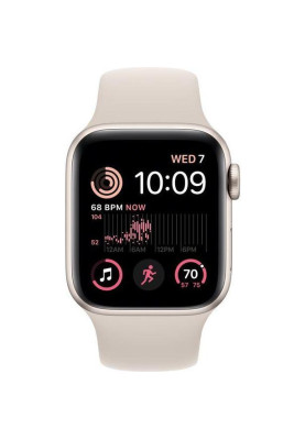 Смарт-годинник Apple Watch SE 2 GPS + Cellular 40mm Starlight Alu. Case w. Starlight Sport Band - S/M (MNTK3/MRFY3/MRFW3)