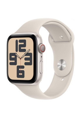 Смарт-годинник Apple Watch SE 2 GPS + Cellular 44mm Starlight Alu. Case w. Starlight S. Band S/M (MRGT3)