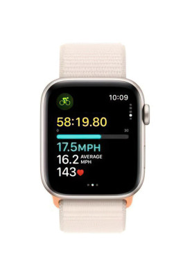 Смарт-годинник Apple Watch SE 2 GPS 44mm Starlight Aluminium Case with Starlight Sport Loop (MRE63)