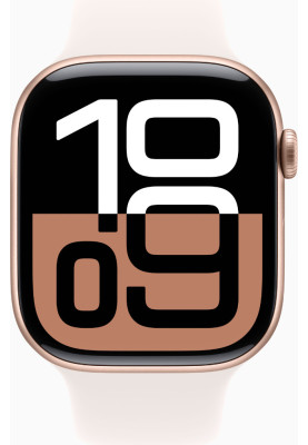 Смарт-годинник Apple Watch Series 10 GPS + Cellular 46mm Rose Gold Alu. Case w. Light Blush Sport Band - M/L (MWY73)