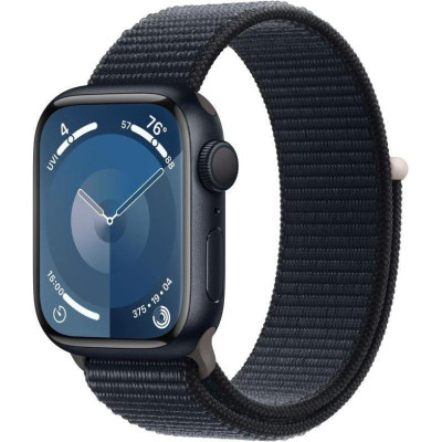 Смарт-годинник Apple Watch Series 9 GPS + Cellular 41mm Midnight Alu. Case w. Midnight Sport Loop (MRHU3)