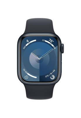 Смарт-годинник Apple Watch Series 9 GPS + Cellular 45mm Midnight Aluminum Case w. Midnight Sport Band - S/M (MRMC3)
