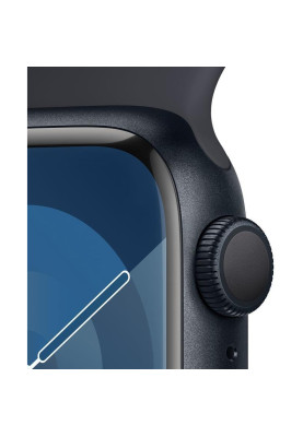 Смарт-годинник Apple Watch Series 9 GPS + Cellular 45mm Midnight Aluminum Case w. Midnight Sport Band - S/M (MRMC3)