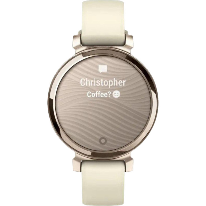 Смарт-годинник Garmin Lily 2 Cream Gold with Coconut Silicone Band (010-02839-00/20)