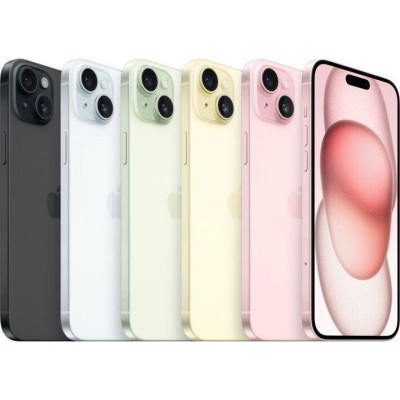 Смартфон Apple iPhone 15 256GB Yellow (MTP83)