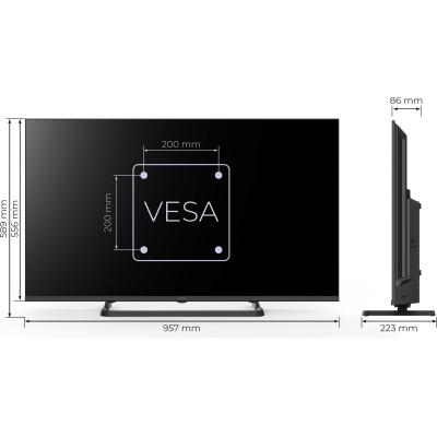 Телевізор KIVI 43'' UHD Optima L5 HDR (43U710QB)