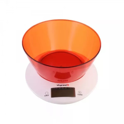 Ваги кухонні електронні ViLgrand VKS-533C_red