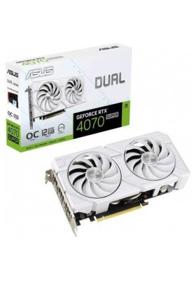 Відеокарта ASUS DUAL-RTX4070S-12G-WHITE