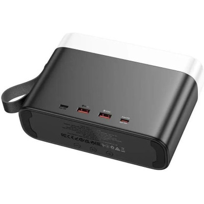 Зовнішній акумулятор (павербанк) Hoco J94A Masterful 50000mAh 22.5W Black
