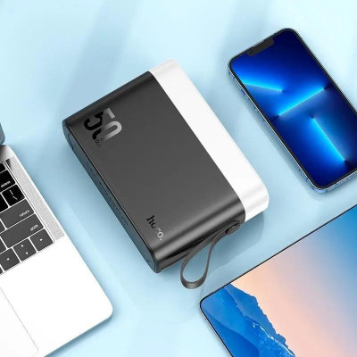Зовнішній акумулятор (павербанк) Hoco J94A Masterful 50000mAh 22.5W Black