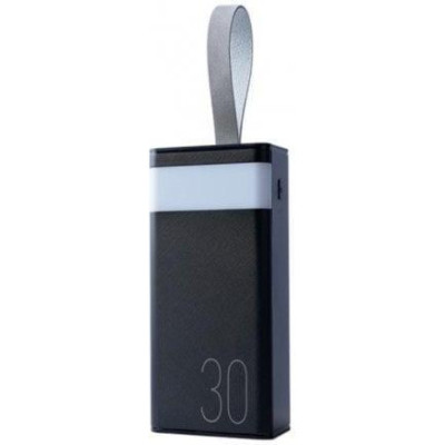 Зовнішній акумулятор (павербанк) REMAX Chinen Series 20W+22.5W Fast Charging Power Bank with LED Light 30000mAh RPP-320 Black