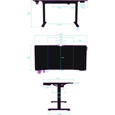 Геймерський ігровий стіл ULTRADESK Level V2