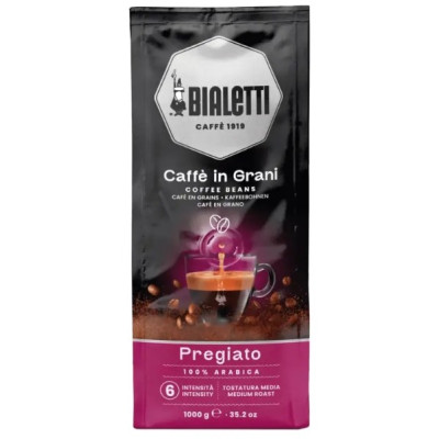 Кава зерно Bialetti 1кг Grani Pregiato 1kg