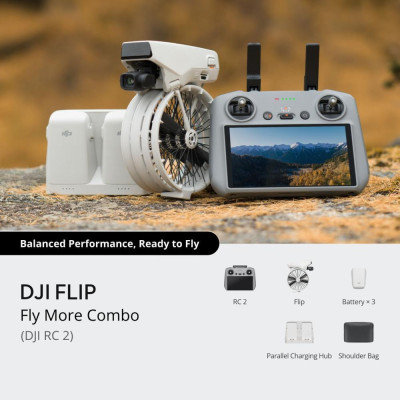 Квадрокоптер DJI Flip Drone RC 2 with Fly More Combo (CP.FP.00000181.04)