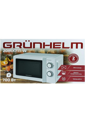 Мікрохвильова піч Grunhelm 20MX711-W