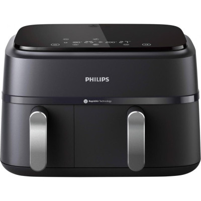 Мультипіч (аерофритюрниця) Philips Dual Airfryer 3000 Series NA351/00